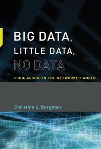 Enlarge image Cover: Big Data, Little Data, No Data - MIT Press