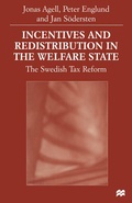 Cover: Incentives and Redistribution in the Welfare State - Palgrave Macmillan