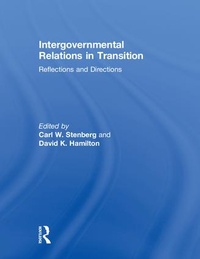 Enlarge image Cover: Intergovernmental Relations in Transition - Routledge