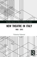 Cover: New Theatre in Italy - Routledge