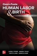 Cover: Oxorn-Foote Human Labor and Birth, Seventh Edition - McGraw-Hill Education