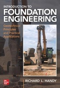 Cover: Foundation Engineering: Geotechnical Principles and Practical Applications - McGraw-Hill Education