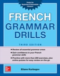 Cover: French Grammar Drills, Third Edition - McGraw-Hill Education