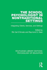 Abbildung von: The School Psychologist in Nontraditional Settings - Routledge