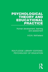 Abbildung von: Psychological Theory and Educational Practice - Routledge