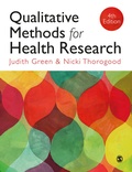 Cover: Qualitative Methods for Health Research - SAGE Publications Ltd