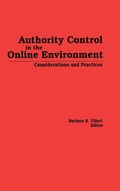 Cover: Authority Control in the Online Environment - Haworth Press Inc