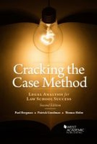 Enlarge image Cover: Cracking the Case Method, Legal Analysis for Law School Success - West Academic Press