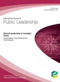 Cover: Ethical leadership in troubled times - Emerald Publishing Limited