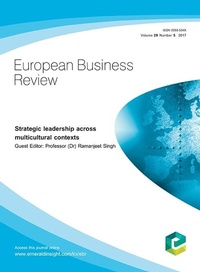 Enlarge image Cover: Strategic Leadership across Multicultural Contexts - Emerald Publishing Limited