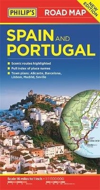 Abbildung von: Philip's Spain and Portugal Road Map - Philip's