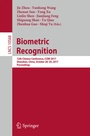 Cover: Biometric Recognition - Springer