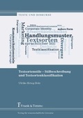 Cover: Textsortenstile - Stilbeschreibung und Textsortenklassifikation - Frank & Timme