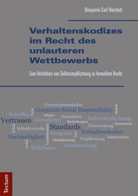 Abbildung von: Verhaltenskodizes im Recht des unlauteren Wettbewerbs - Tectum Wissenschaftsverlag
