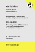 Cover: GI Edition Proceedings Band 270 BIOSIG 2017 Proceedings of the 16th International Conference of the Biometrics Special Interest Group - K&ouml;llen