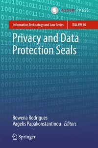 Abbildung von: Privacy and Data Protection Seals - T.M.C. Asser Press