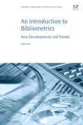 Cover: An Introduction to Bibliometrics - Chandos Publishing