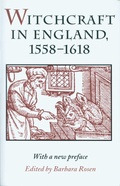 Cover: Witchcraft in England, 1558-1618 - University of Massachusetts Press