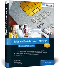 Enlarge image Cover: Sales and Distribution in SAP ERP: Business User Guide - SAP PRESS