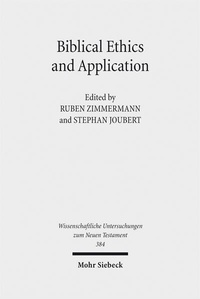 Abbildung von: Biblical Ethics and Application - Mohr Siebeck