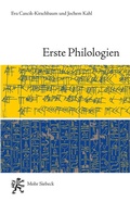 Cover: Erste Philologien - Mohr Siebeck