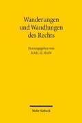Cover: Wanderungen und Wandlungen des Rechts - Mohr Siebeck