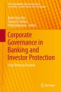 Cover: Corporate Governance in Banking and Investor Protection - Springer