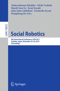 Cover: Social Robotics - Springer
