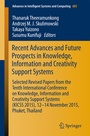 Cover: Recent Advances and Future Prospects in Knowledge, Information and Creativity Support Systems - Springer