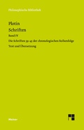 Cover: Schriften. Band IV - Meiner
