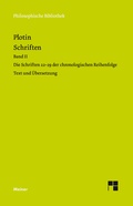 Cover: Schriften. Band II - Meiner