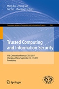 Cover: Trusted Computing and Information Security - Springer
