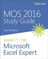 Abbildung von: MOS 2016 Study Guide for Microsoft Excel Expert - Microsoft Press