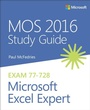 Cover: MOS 2016 Study Guide for Microsoft Excel Expert - Microsoft Press