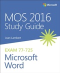 Cover: MOS 2016 Study Guide for Microsoft Word - Microsoft Press