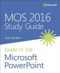 Cover: MOS 2016 Study Guide for Microsoft PowerPoint - Microsoft Press