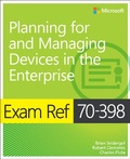 Cover: Exam Ref 70-398 Planning for and Managing Devices in the Enterprise - Microsoft Press