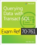 Cover: Exam Ref 70-761 Querying Data with Transact-SQL - Microsoft Press
