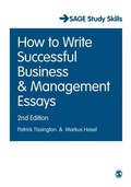 Cover: How to Write Successful Business and Management Essays - SAGE Publications Ltd