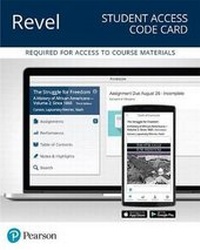 Enlarge image Cover: Revel for the Struggle for Freedom, Volume 2 - Pearson