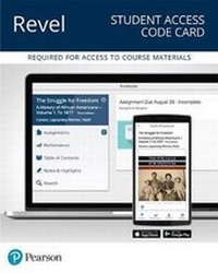 Enlarge image Cover: Revel for the Struggle for Freedom, Volume 1 - Pearson