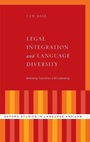 Cover: Legal Integration and Language Diversity - Oxford University Press Inc