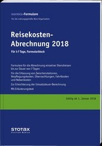 Abbildung von: Reisekosten-Abrechnungen 2018, für 1-7 Tage, Formularblock - Stollfuß