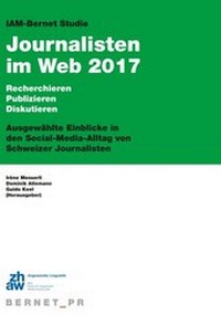 Abbildung von: IAM-Bernet Studie Journalisten im Web 2017 - buch & netz