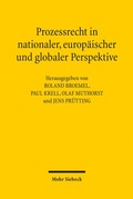 Abbildung von: Prozessrecht in nationaler, europäischer und globaler Perspektive - Mohr Siebeck