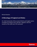 Cover: A Menology of England and Wales - Hansebooks