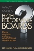 Cover: What Makes High-Performing Boards - Association Management Press,U.S.