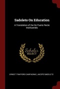 Cover: Sadoleto On Education - Andesite Press