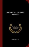 Cover: Methods Of Operations Research - Andesite Press