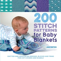 Enlarge image Cover: 200 Stitch Patterns for Baby Blankets - Search Press Ltd